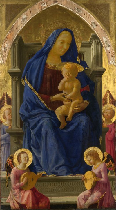 Virgin and Child (Pisa Polyptych) by Tommaso Masaccio